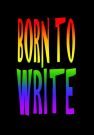 Writing Journal with LGBT gay pride rainbow cover