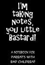 Funny notebook for Parents